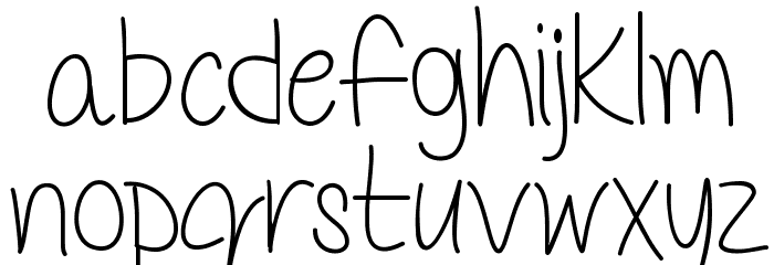 Mf Delicate Little Flower Font LOWERCASE