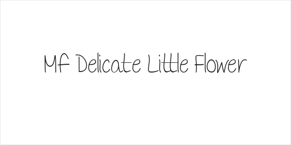Mf Delicate Little Flower Logo