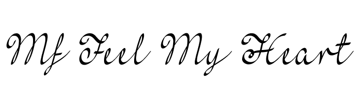 Mf Feel My Heart Font
