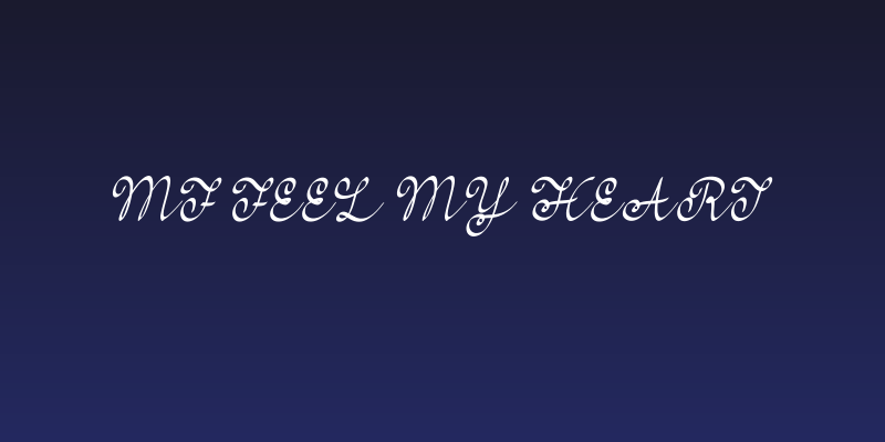 Mf Feel My Heart Social Header