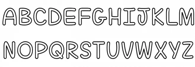 Mf Fill Me With Color Schriftart Groß