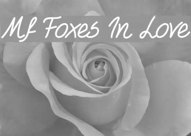 Mf Foxes In Love Example 3