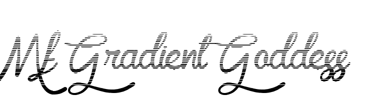 Mf Gradient Goddess  Free Fonts Download