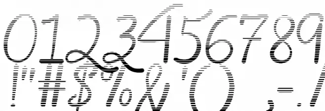 Mf Gradient Goddess Font OTHER CHARS