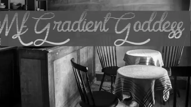 Mf Gradient Goddess Font examples