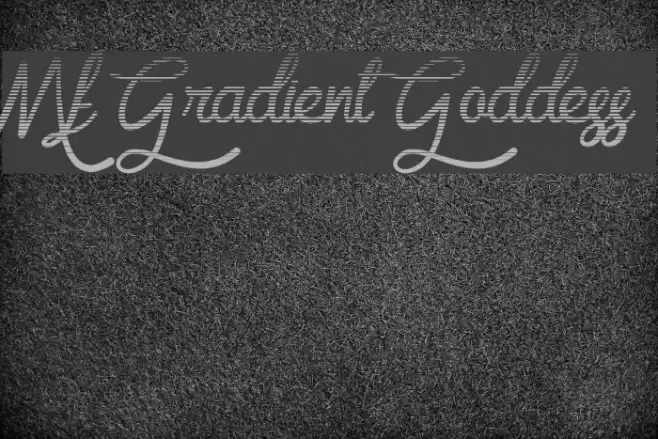 Mf Gradient Goddess Font examples