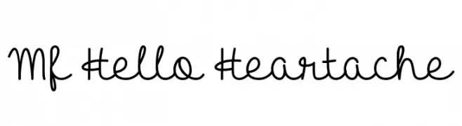 Mf Hello Heartache Font