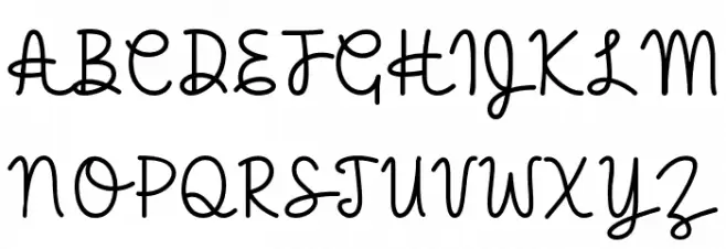 Mf Hello Heartache Font UPPERCASE