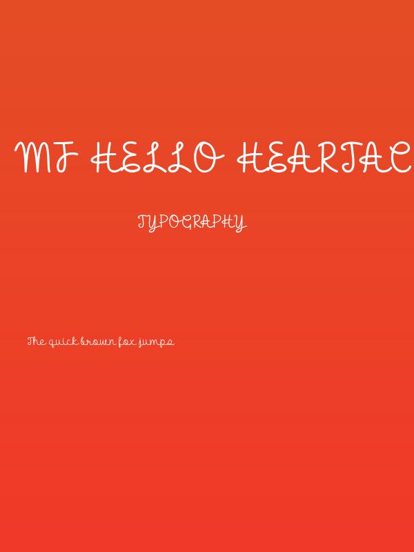 Mf Hello Heartache Poster