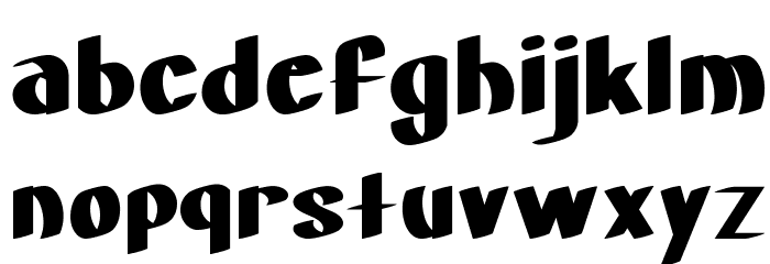 Mf Houston Paris Budapest Font LOWERCASE