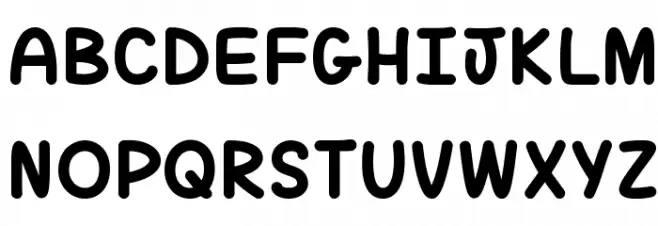 Mf Hug Me Tight Font Litere mari