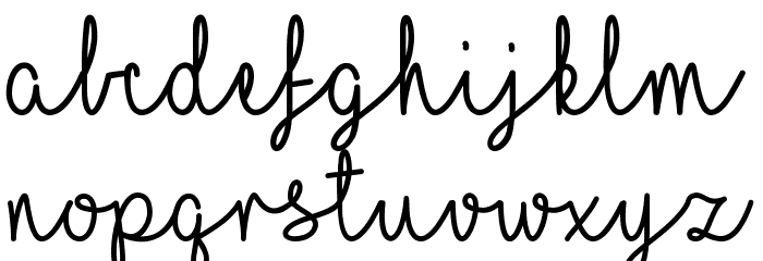 Mf I Love Glitter Font LOWERCASE