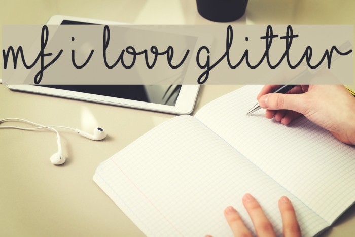 Mf I Love Glitter Example 3