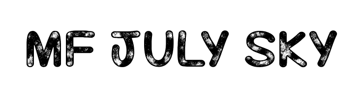 Mf July Sky  Frei Schriftart Herunterladen