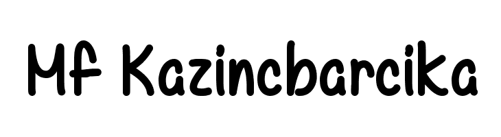 Mf Kazincbarcika  font caratteri gratis