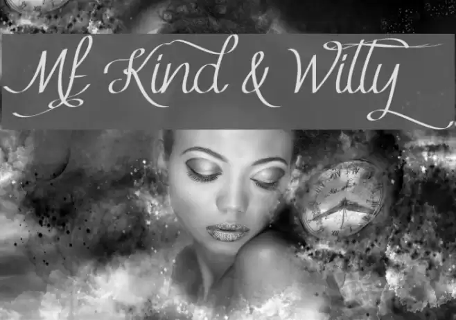 Mf Kind & Witty Font examples