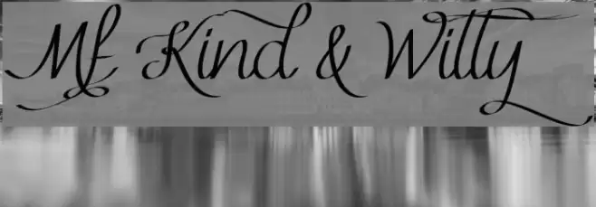 Mf Kind & Witty Font examples