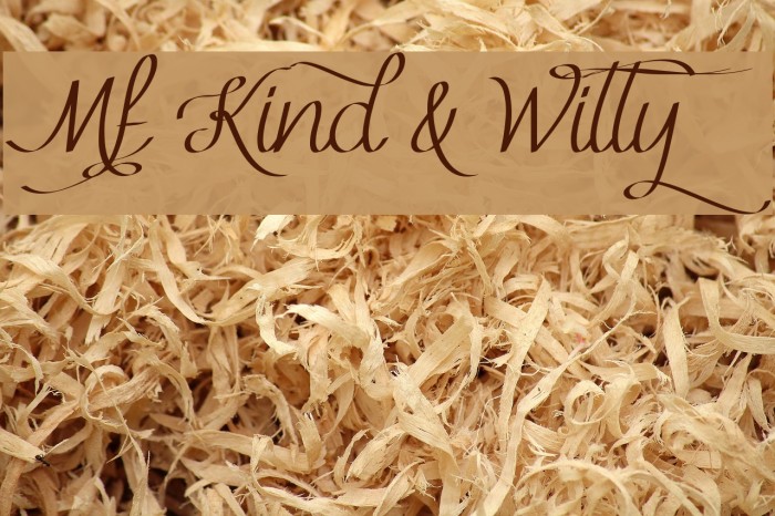 Mf Kind & Witty Example 3