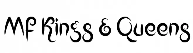 Mf Kings & Queens  Free Fonts Download