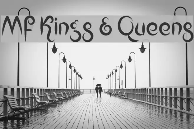 Mf Kings & Queens Font examples