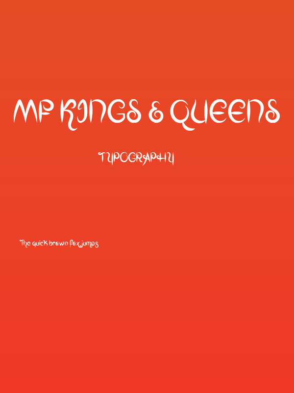 Mf Kings & Queens Poster