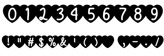 Mf Love Is Awesome 2 Font OTHER CHARS