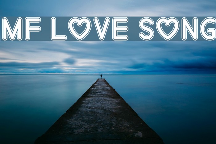 Mf Love Song Font examples