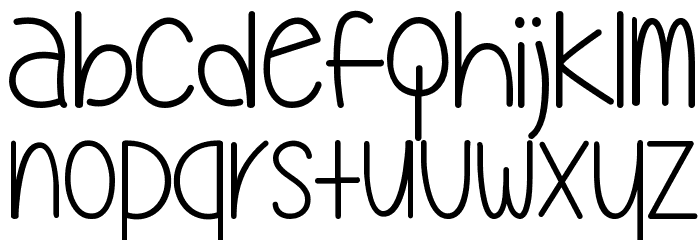 Mf My Oh My Font LOWERCASE