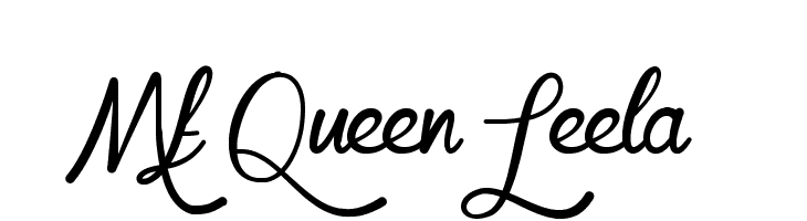 Mf Queen Leela  les polices de caractères gratuit tlcharger