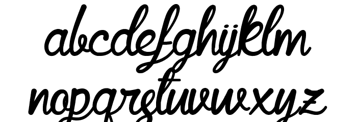 Mf Queen Leela Font LOWERCASE