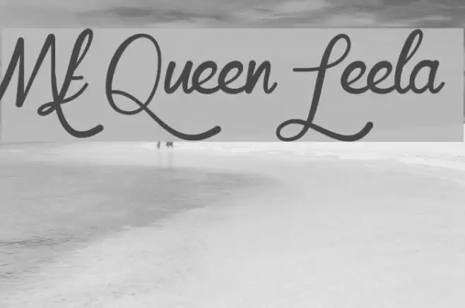 Mf Queen Leela Font examples