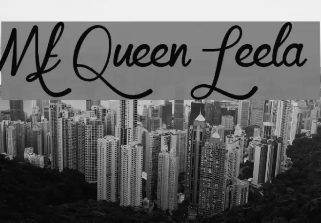 Mf Queen Leela Font examples