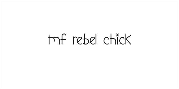 Mf Rebel Chick Logo