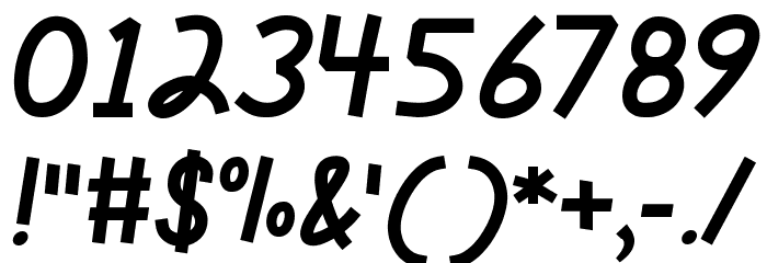 Mf Rusty Font OTHER CHARS