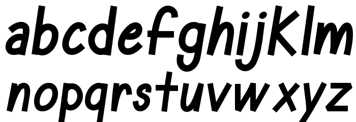 Mf Rusty Font LOWERCASE