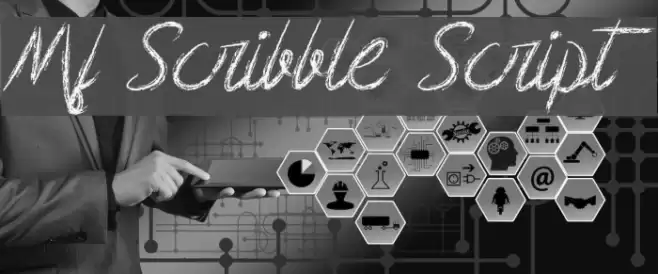 Mf Scribble Script Font examples