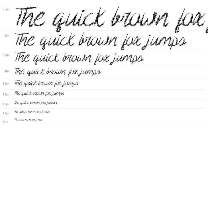 Mf Scribble Script Waterfall