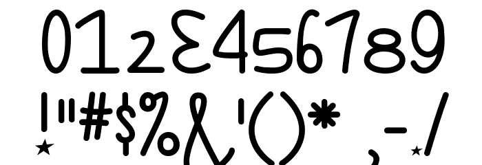 Mf Still Kinda Ridiculous 3 Font OTHER CHARS