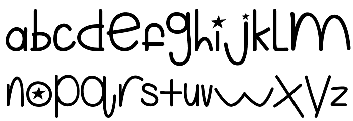 Mf Still Kinda Ridiculous 3 Font LOWERCASE