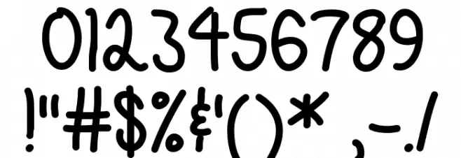 Mf Summertime Font OTHER CHARS