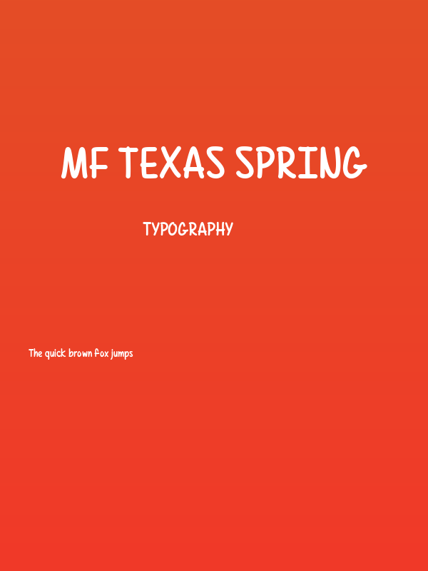Mf Texas Spring Poster