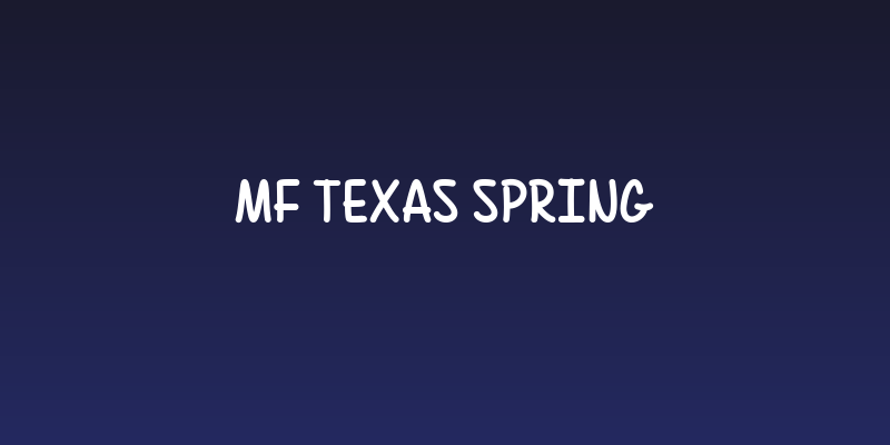 Mf Texas Spring Social Header