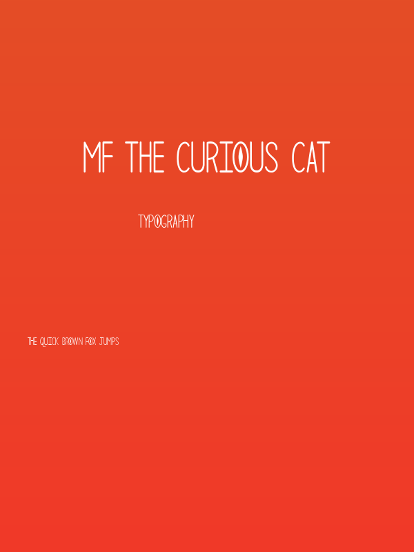Mf The Curious Cat Poster