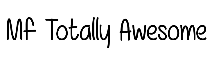 Mf Totally Awesome  免费字体下载