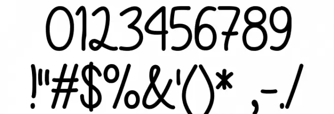 Mf Totally Awesome Font OTHER CHARS