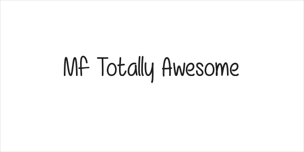 Mf Totally Awesome Logo