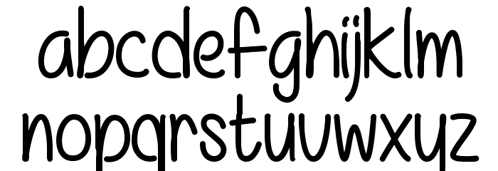 Mf Totally Awesome Font LOWERCASE