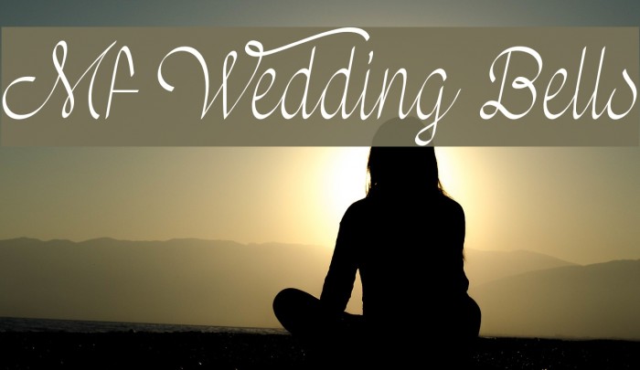 Mf Wedding Bells Font examples