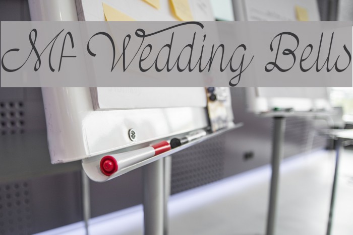 Mf Wedding Bells Font examples