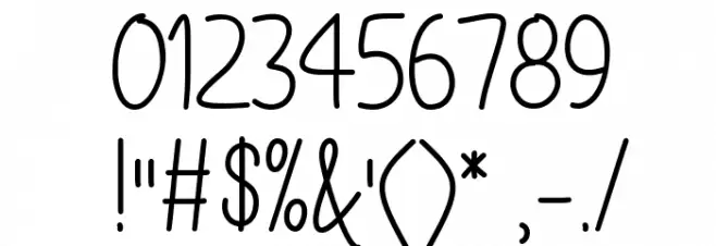 Mf Yellow Butterflies Font OTHER CHARS